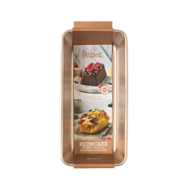 Obrázek produktu Forma na pečení BISKUPSKÝ CHLEBÍČEK (oblé rohy) 29,5x14,8cm v.6,5cm Decora