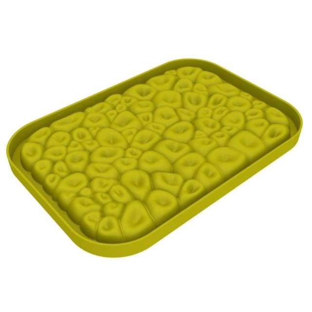 Obrázek produktu Forma silikon bílá: CORAL - dekorace zmrzlinové vany široké Pavoni