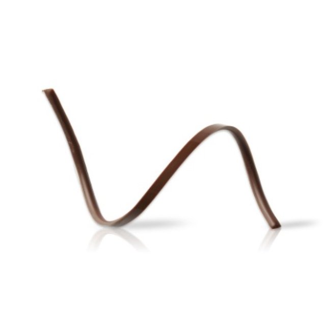Obrázek produktu Čokoládová spirála 8cm tmavá tenká pr.3,5cm 80ks DOBLA