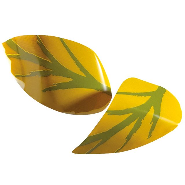 Obrázek produktu Čoko dekor lístky žlutozelené ohnuté 240 ks PCB