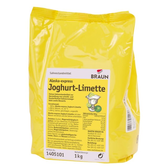 Obrázek produktu Alaska-e JOGHURT-LIMETTE  (ztužovač limeta a jogurt) 5x1kg BRAUN