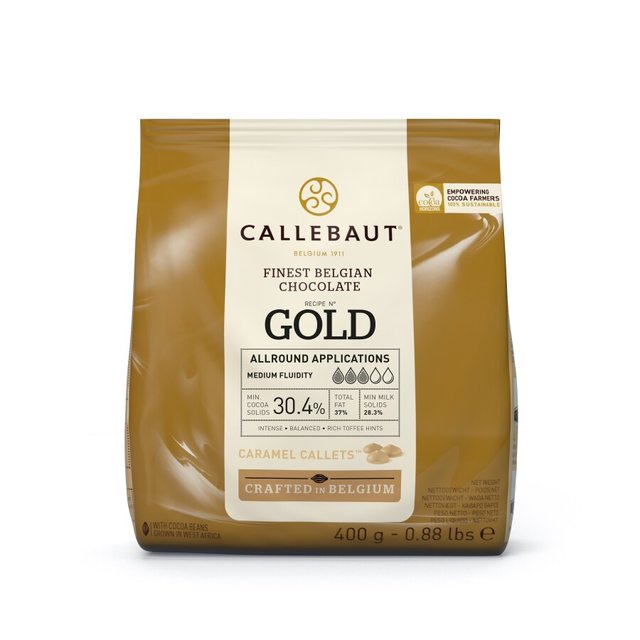 Obrázek produktu CB Čokoláda bílá s karamelem 30,4% GOLD  0,4kg x7