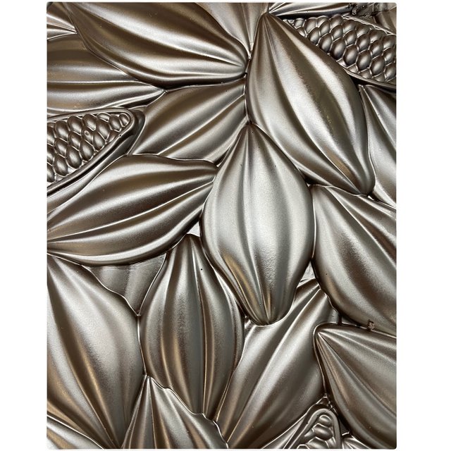 Obrázek produktu Forma silikon červená COCOA POD (dekorace zmrzlinové vany 33x23cm) IRCA