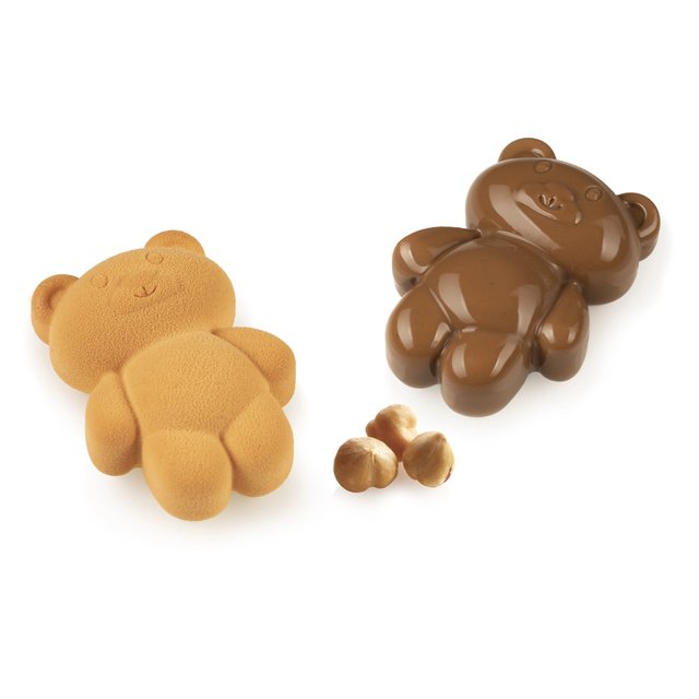 Obrázek produktu Forma silikon bílá - TEDDY BEAR 68 MEDVÍDEK 78,5x56x27mm 68,5ml Silikomart