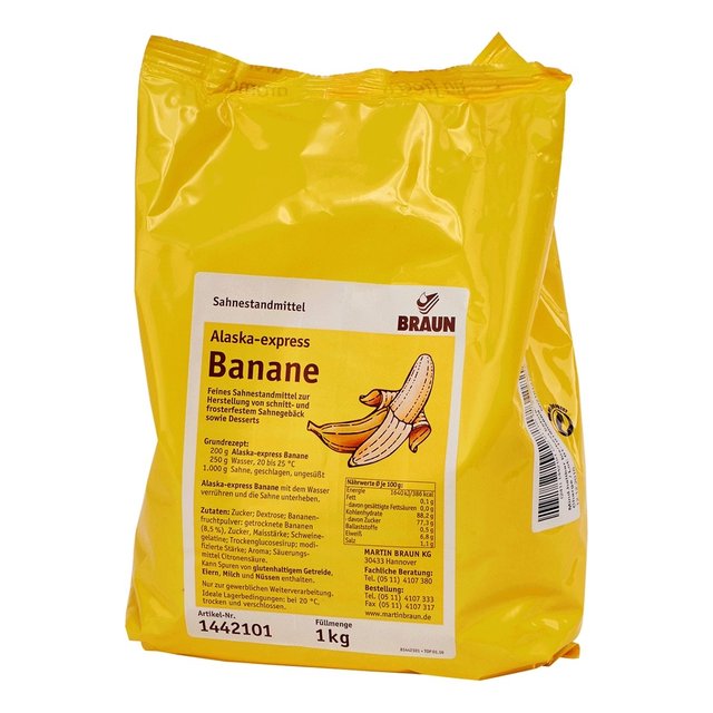 Obrázek produktu Alaska-e BANANE  (ztužovač banán) 5x1kg BRAUN
