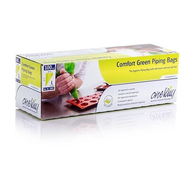 Obrázek produktu Sáčky jednorázové 53x28cm zelené vel.L 100ks OW