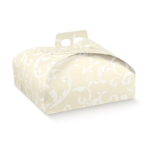 Obrázek produktu Krabice dort.Damascato avorio 31x31x11cm 1ks (krt.5x20ks)