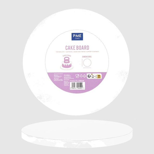 Obrázek produktu Podložka silná dortová pr.20cm v.1,2cm bílá PME