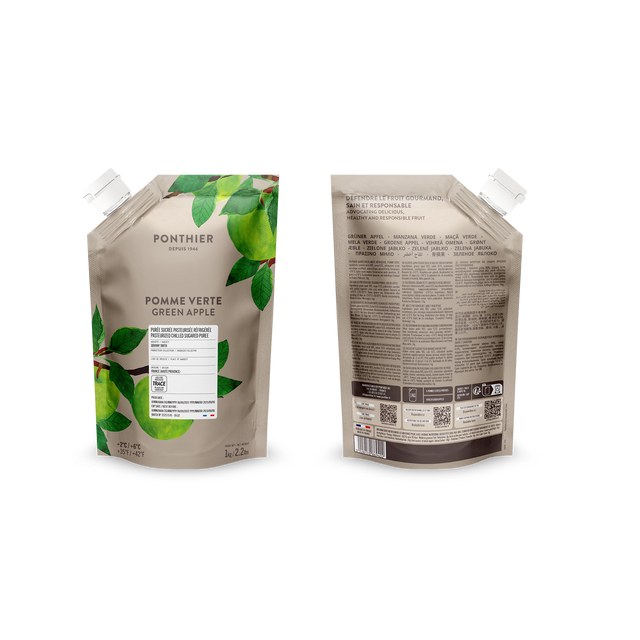 Obrázek produktu PONTHIER Pyré zelené jablko GREEN APPLE 1kg x6