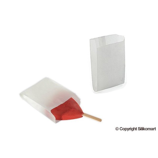 Obrázek produktu Sáček na nanuky 9x13x3cm pergamen 5x200ks - 1 karton Silikomart