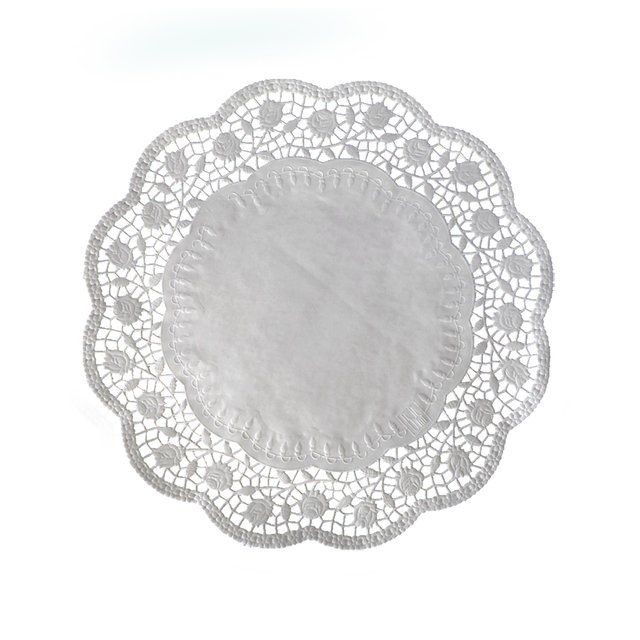 Obrázek produktu Krajka bílá papírová pod dort pr.32cm 100ks