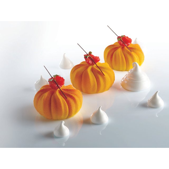 Obrázek produktu Forma silikon černá: 30x40cm - TWIST pr.6,6cm,v.3,5cm 88ml Pavoni