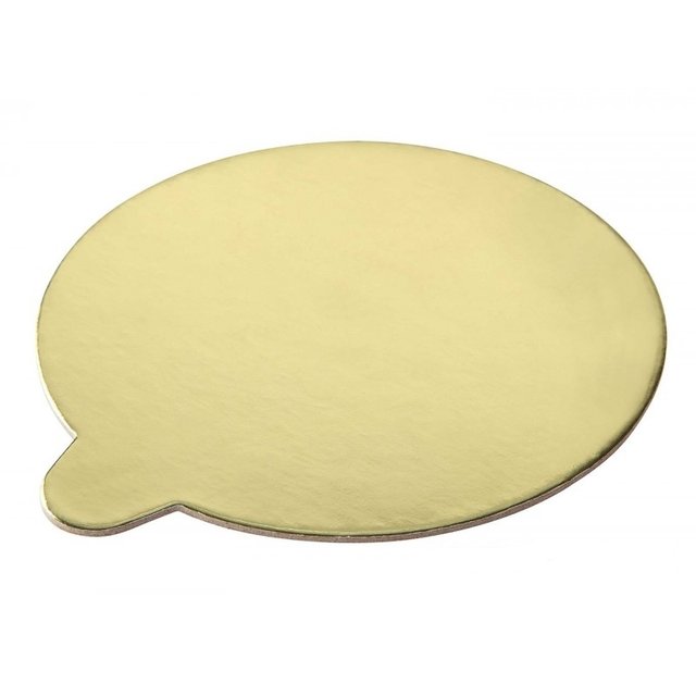 Obrázek produktu Lepenková podložka pr.10cm zlatá 200ks