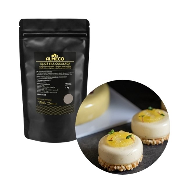 Obrázek produktu Glazé bílá čokoláda ALMECO 15x 1 kg