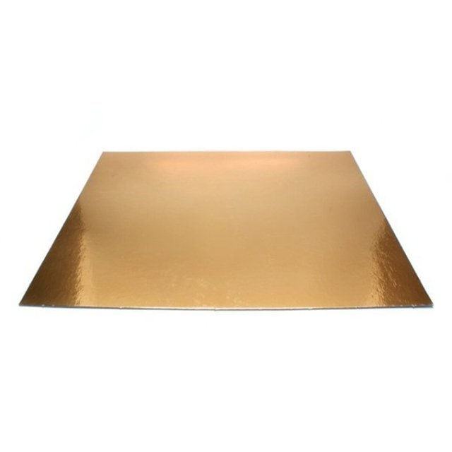 Obrázek produktu Lepenková podložka 30x30cm zlatá 100 ks