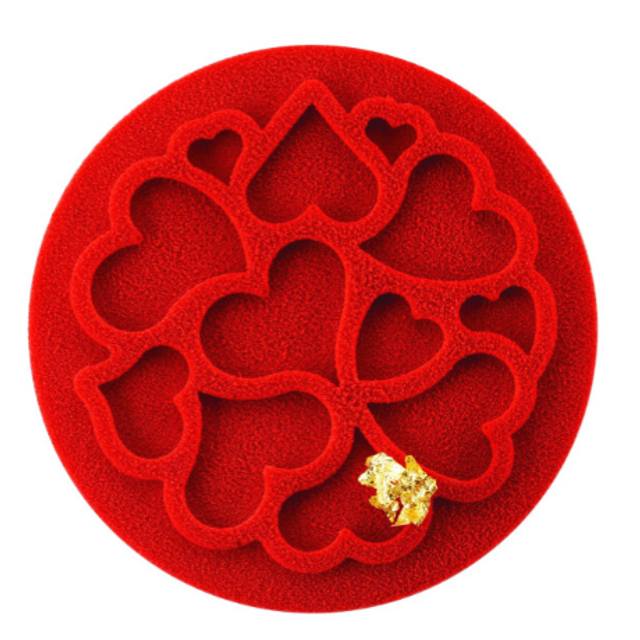 Obrázek produktu Šablona silikon - MINI LOVE DECOR pr.60mm, v. 2mm 6ks Silikomart