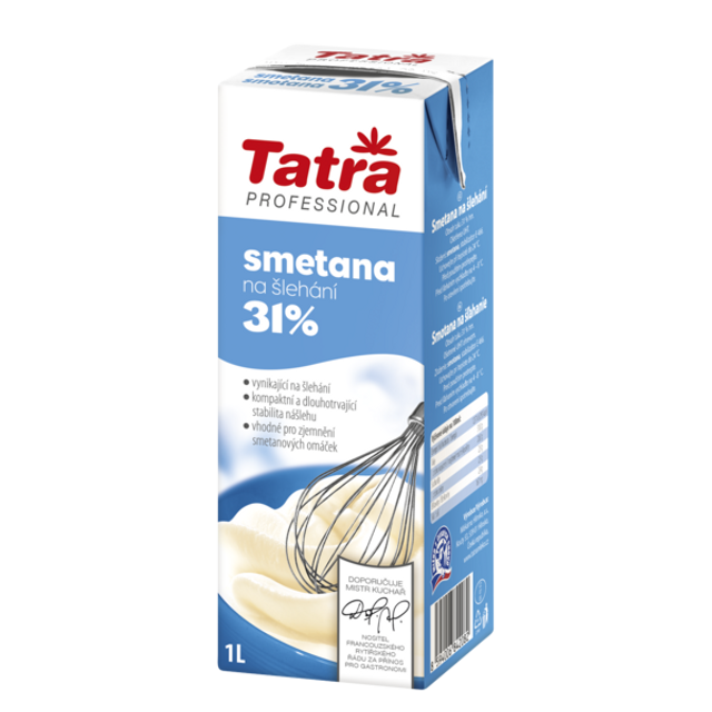 Obrázek produktu TATRA 31% smetana na šlehání 6x 1l