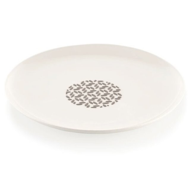 Obrázek produktu Šablona silikon: STENCIL FOGLIA (zrnka) pr.100mm, v.1mm 2ks, 2,7ml Silikomart