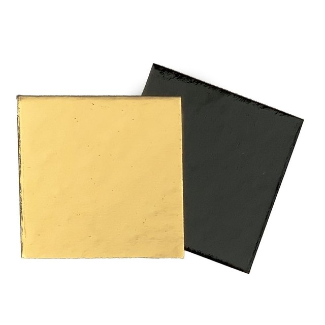 Obrázek produktu Lepenková podložka 15x13xm ČERNÁ/ZLATÁ 100ks