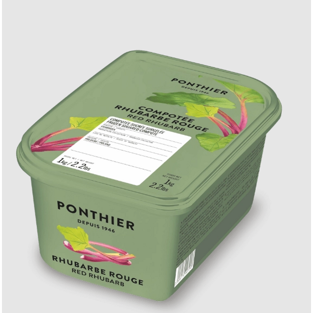 Obrázek produktu MRAŽ. PONTHIER Compoté Rebarbora Frambosa (kompot s cukrem) 6x1 kg