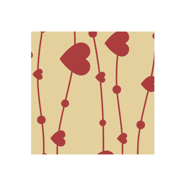 Obrázek produktu Čokoládový dekor čtverec srdíčka JOLI 2,5x2,5cm 770ks PCB