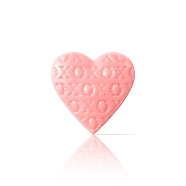 Obrázek produktu Dekor srdce růžové XOXO 39x39,6x4mm 136ks DOBLA