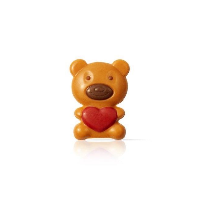 Obrázek produktu Dekor medvídek se srdíčkem 38x28x3,5mm LOVE BEAR 90 ks DOBLA