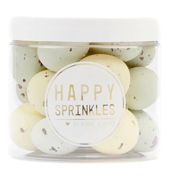 Obrázek produktu Dekorace čokoládové MR a MRS. EASTER BUNNY (vajíčka)160g Happy Sprinkles