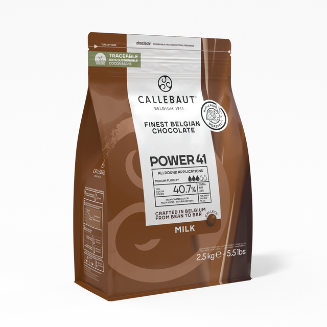 Obrázek produktu CB Čokoláda mléčná 40,7% (841) POWER 2,5kg x8