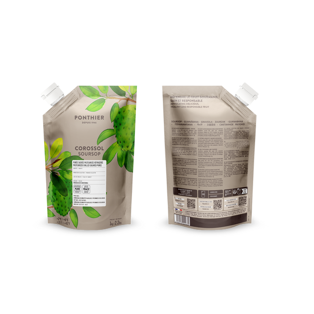 Obrázek produktu PONTHIER Pyré graviola SOURSOP 1kg x6
