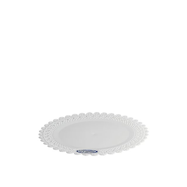 Obrázek produktu Podnos plast pr. 26cm bílý krajka (krt.88ks) Erremme