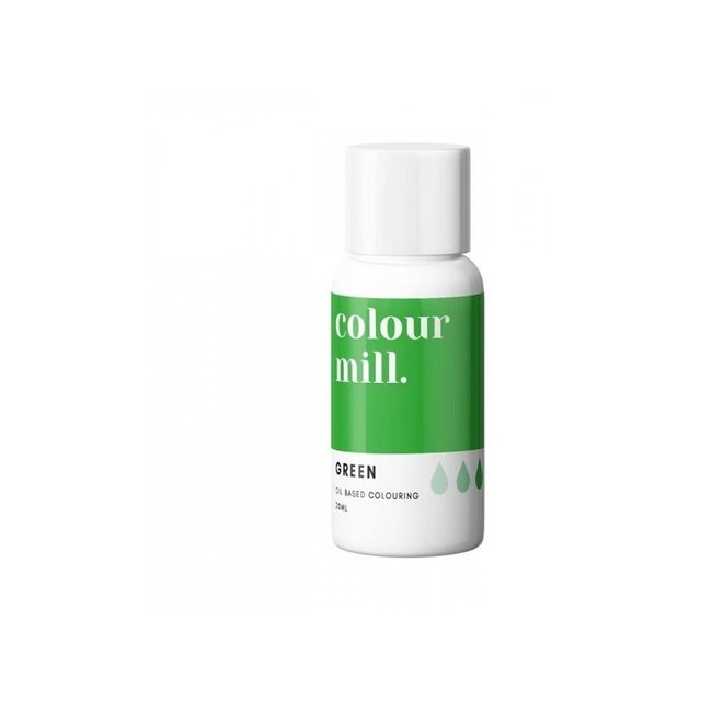 Obrázek produktu Barva tekutá - zelená (green) 20ml Colour Mill