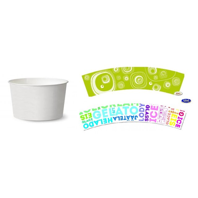 Obrázek produktu Kelímek papírový  135ml BAREVNÝ 42x 1ks (krt.40x42ks) SDG