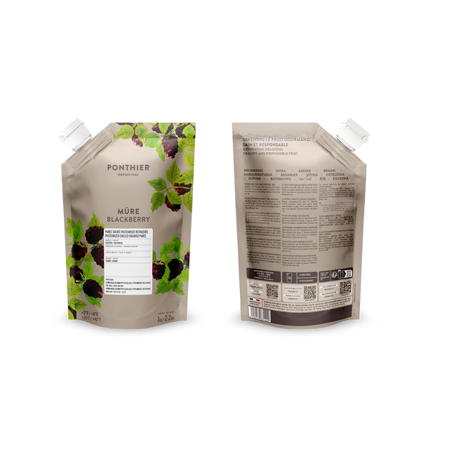 Obrázek produktu PONTHIER Pyré ostružina BLACKBERRY 1kg x6