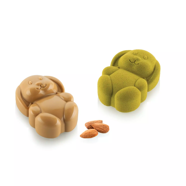 Obrázek produktu Forma silikon bílá: RABBIT 70 76x50mm, v.29mm + vykrajovátko Silikomart