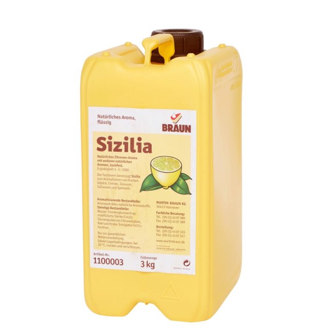 Obrázek produktu Esence Sizilia - citrón 3kg BRAUN