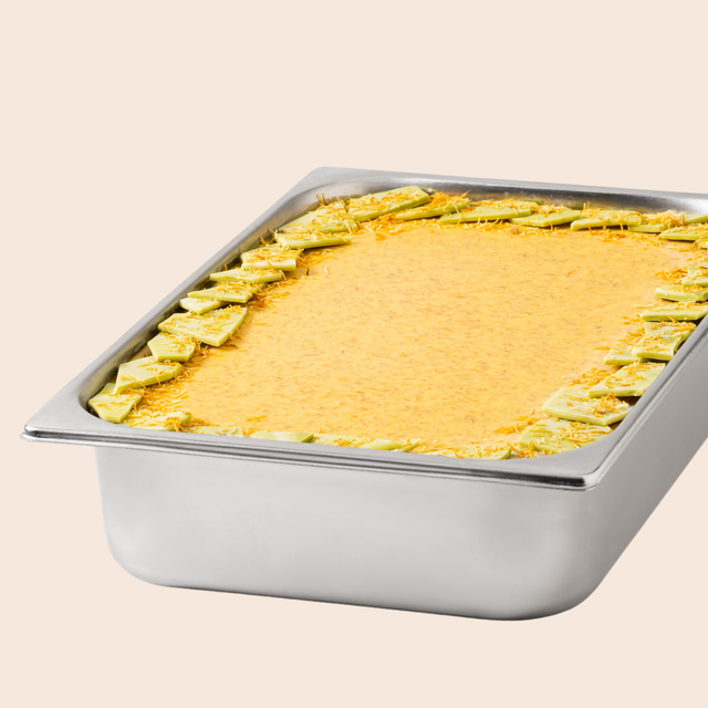 Obrázek produktu Variegato CHOCO KADAYIF - ZAFFERANO (šafrán s kousky kadayif) 2x5kg LEAGEL