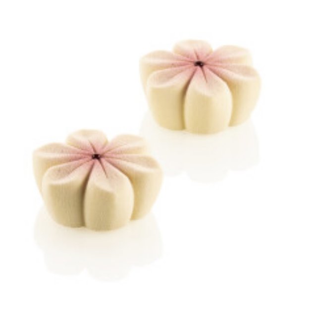 Obrázek produktu Forma silikon bílá: HANA 87 květina pr.72mm v.30mm 87ml Silikomart