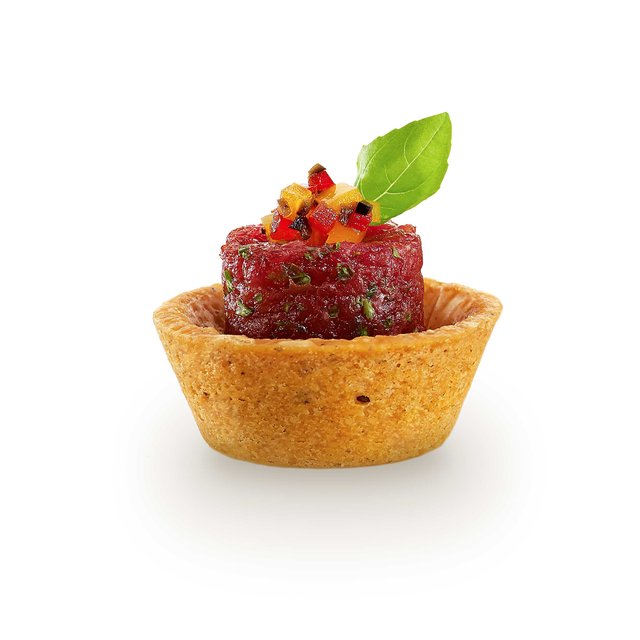 Obrázek produktu Tartaletka slaná VEGAN rajče-bazalka pr.4,2cm rovný okraj CLASSIC 160ks HUG