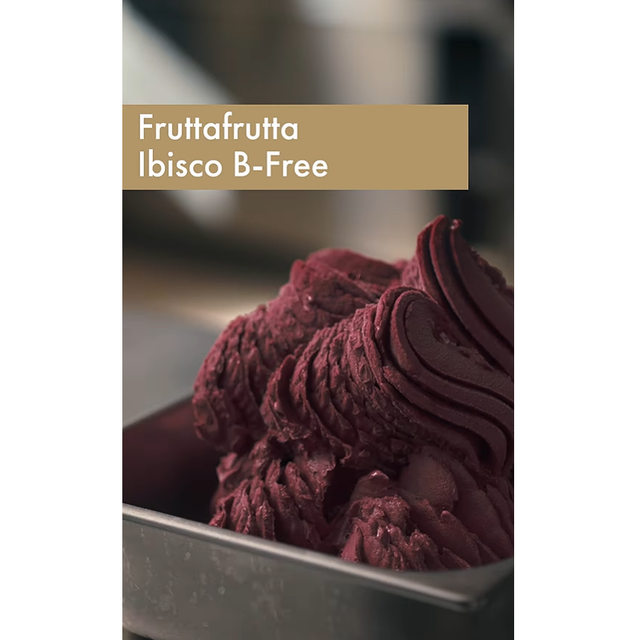 Obrázek produktu Fruttafrutta ibišková zmrzlina (IBISCO B-FREE) 8x1,25kg Babbi
