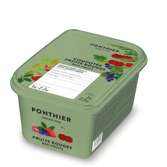Obrázek produktu MRAŽ. PONTHIER Compoté Red Fruit (kompot červené ovoce s cukrem) 6x1kg