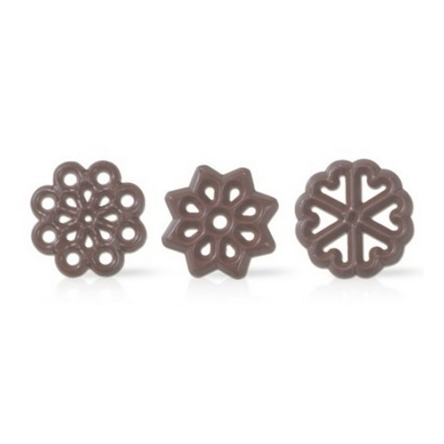 Obrázek produktu Čoko dekor filigrán mix FIGURETTES pr.3,3cm 375ks DOBLA