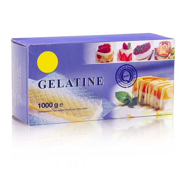 Obrázek produktu Plátková želatina 160-180 bloom  400 ks/kg 25x 1 kg