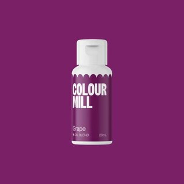 Obrázek produktu Barva tekutá - fialová tmavě vínová (Traube Grape) 20 ml Colour Mill