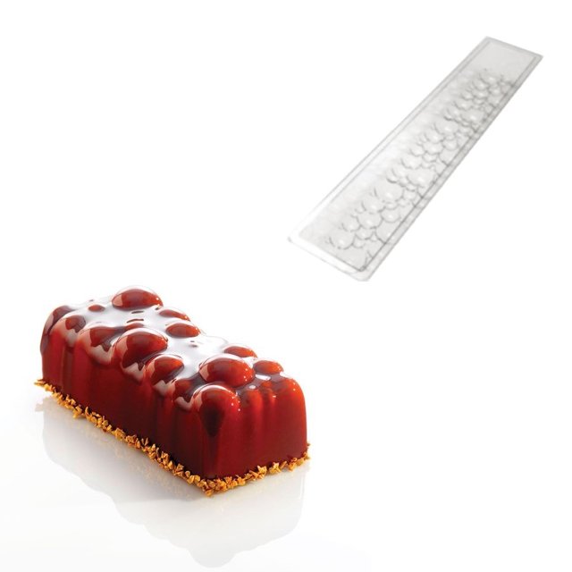 Obrázek produktu Forma bubliny Moulds Yule Log Boules 51x8x6,5cm 4ks v balení PCB
