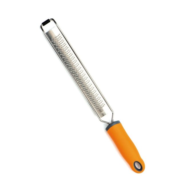 Obrázek produktu Struhadlo jemné oranžová rukojeť 39x3,6cm DECO
