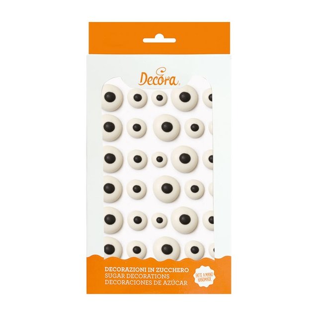 Obrázek produktu Dekorace cukrová - OČI 3 velikosti 30ks Decora
