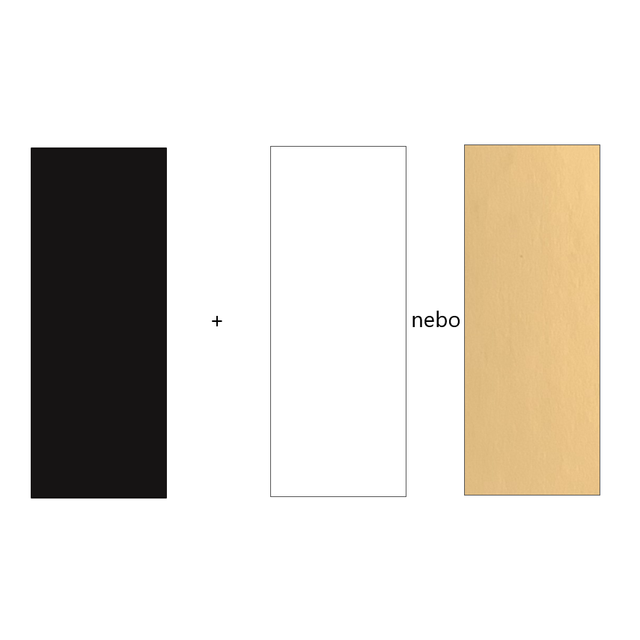 Obrázek produktu Lepenková podložka 13x5cm (pod eclair) ČERNÁ/BÍLÁ nebo ZLATÁ 100ks