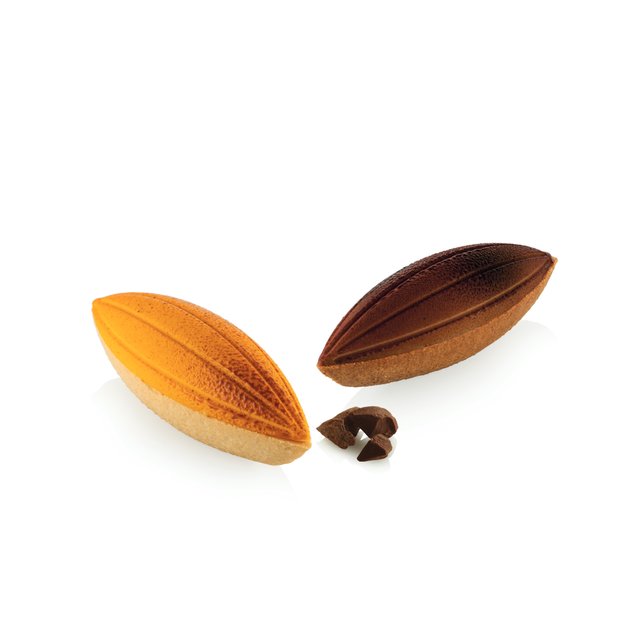 Obrázek produktu Forma silikon bílá + ráfky: Kit Tarte Ring CABOSSA 120x40mm v.20mm, ráfky 6ks Silikomart