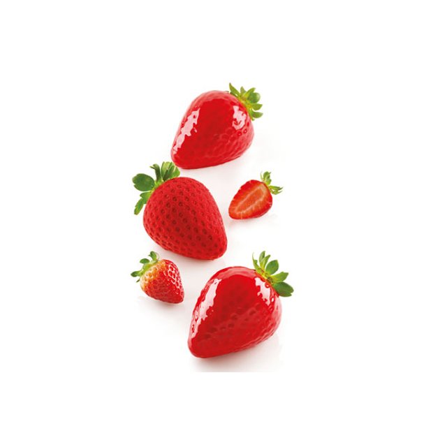 Obrázek produktu Forma silikon bílá: JAHODY 5x120ml